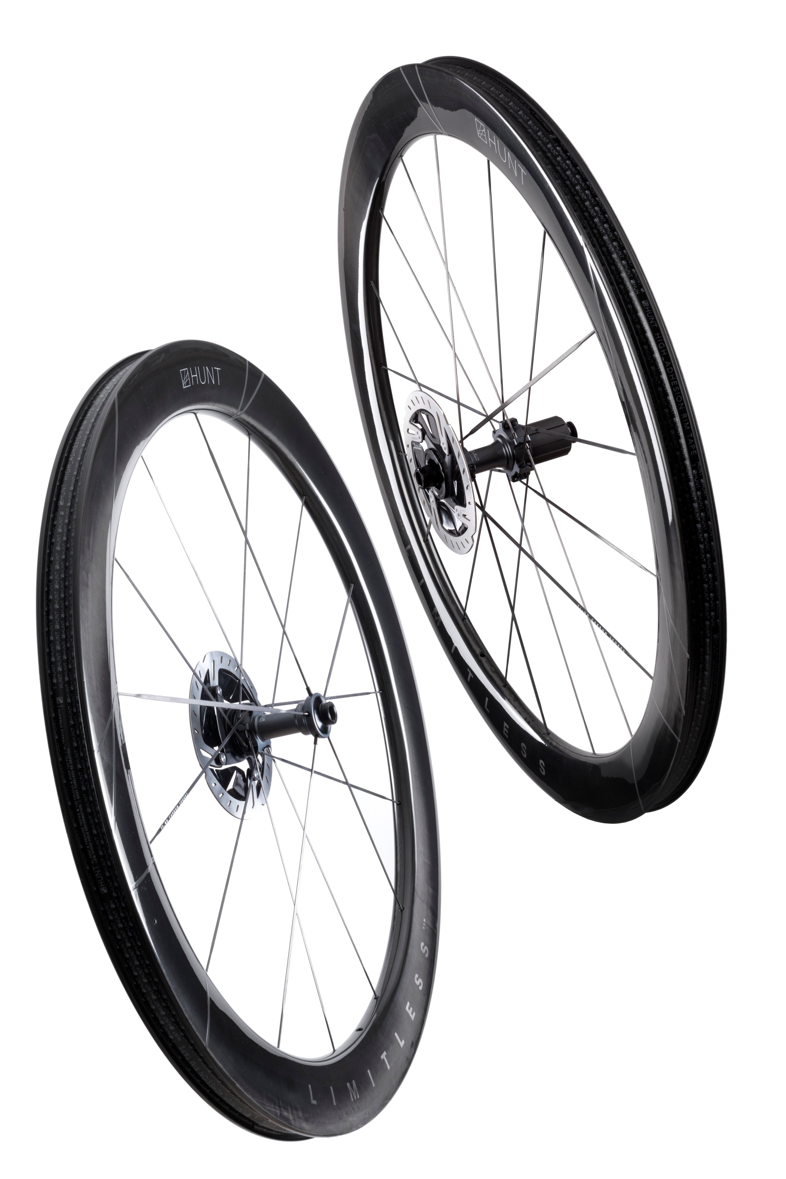 HUNT 5AM Limitless Ti_UD Carbon Spoke Wheelset