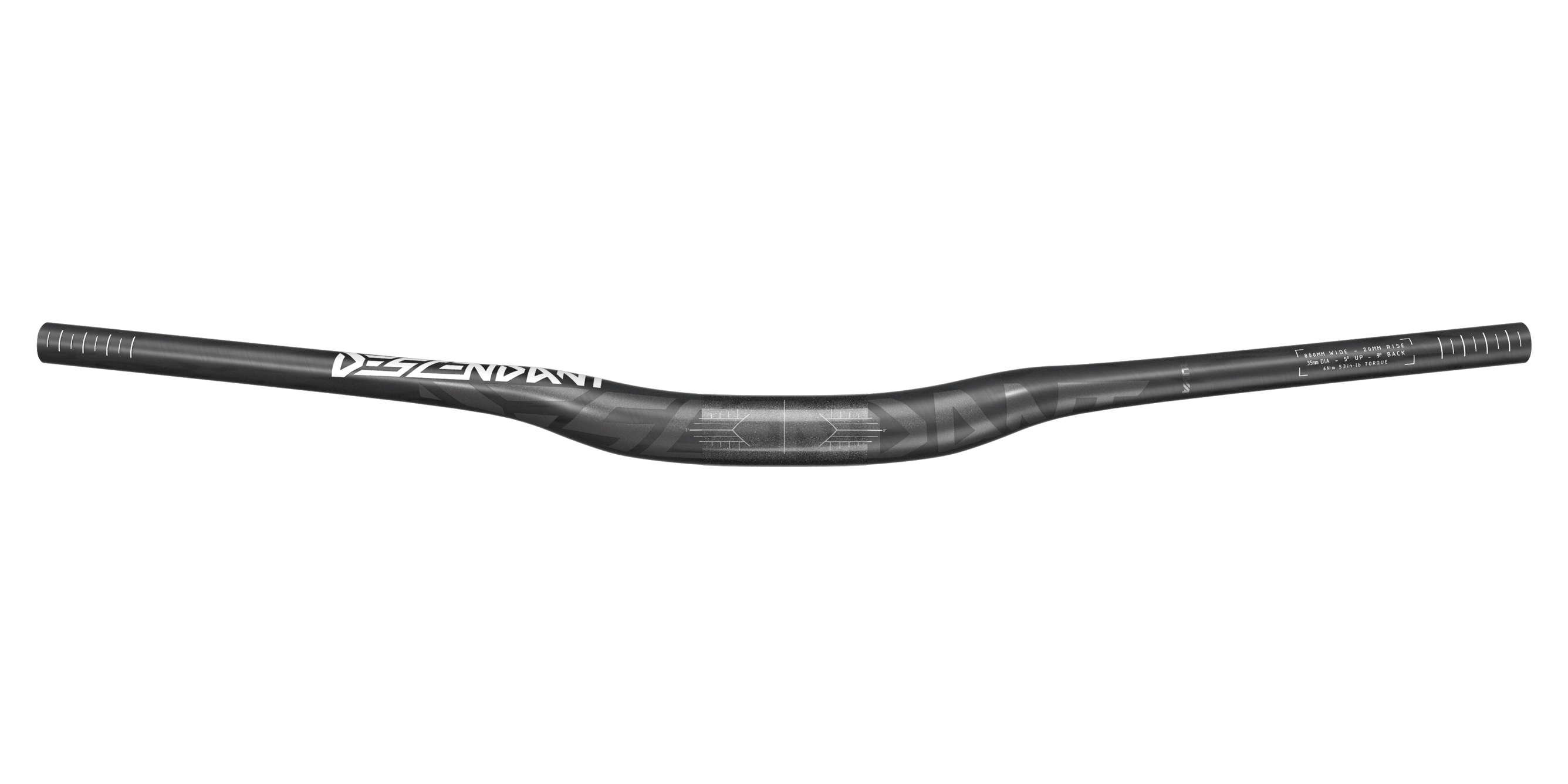 DESCENDANT 35mm Carbon DH Bar HB-DESC-RCD5-B1