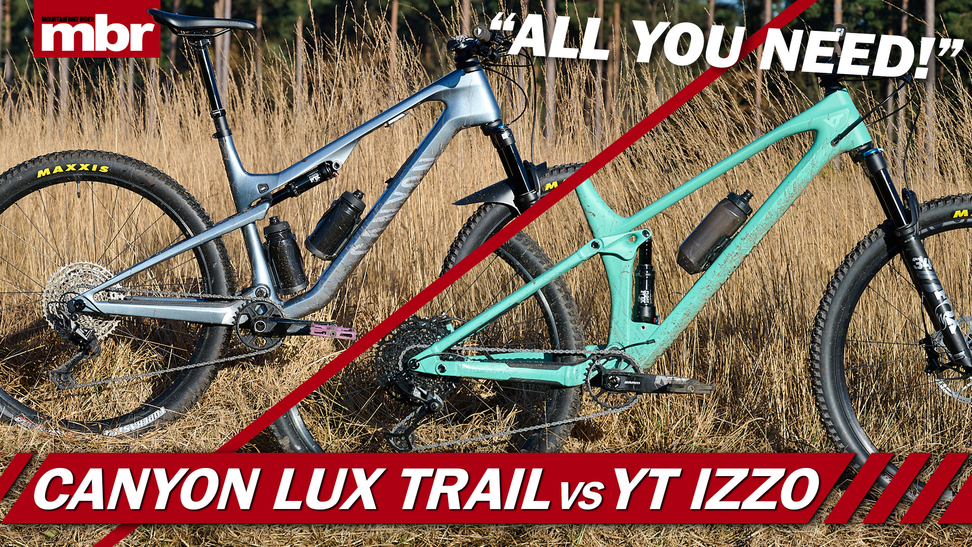 YT's Izzo versus the Canyon Lux Trail review - MBR