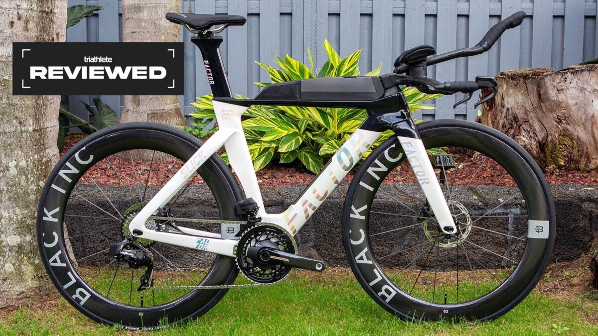 A Hands-On Review of the New Factor Slick Tri Bike - Triathlete